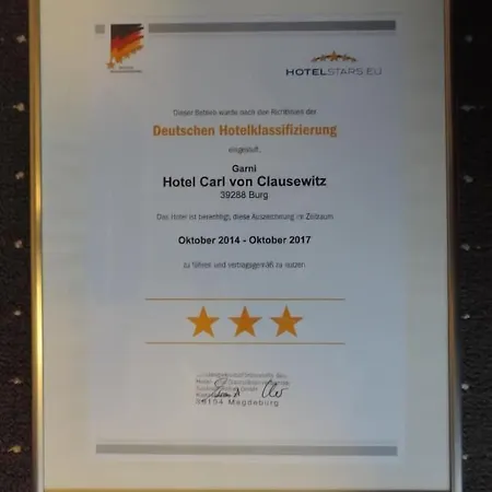 Carl Von Clausewitz Hotel Burg bei Magdeburg